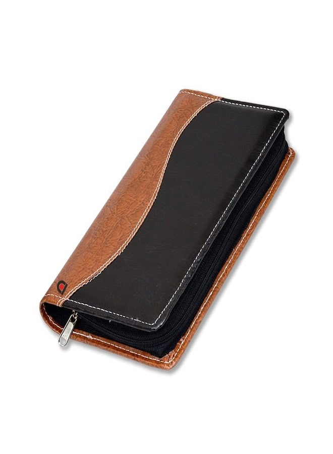 COI Vegan Leather Checkbook Cover for Men & Women Checkbook Holder Wallet RFID Blocking | Set of 3… - Image 2